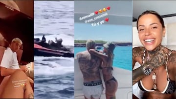 Las vacaciones de Theo Hern¨¢ndez y Zoe Cristofoli que est¨¢n causando sensaci¨®n en Italia