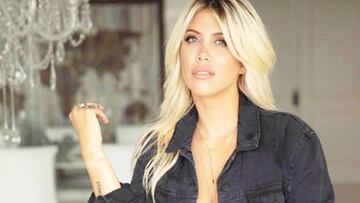 Wanda Nara reacciona a las fotografías que situaban a Icardi rodeado de mujeres en un yate.