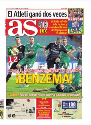 Las portadas de AS de octubre