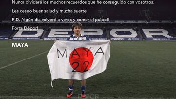 Despedida de Maya Yamamoto en el Deportivo.
