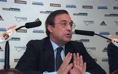 El 11 de julio, Florentino Pérez soltó la bomba que varios días antes ya había adelantado la Cadena SER: "Quiero decirles que si yo soy presidente del Real Madrid, Figo será jugador del Real Madrid. Y fíjense si tengo seguridad en lo que digo, que si salgo elegido y Figo no juega en el Madrid me comprometo a pagar a todos los socios la cuota de la próxima temporada". En el curso que acababa de terminar, esa partida representaba 3.655.965.000 pesetas, casi 22 millones de euros.