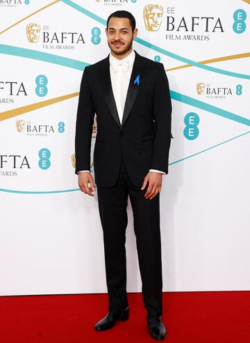 Daryl McCormack posa a su llegada a los Premios de Cine de la Academia Británica de Cine y Televisión (BAFTA) de 2023 en el Royal Festival Hall de Londres, Gran Bretaña. 