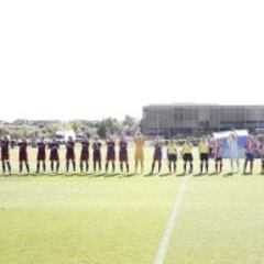 Atlético's Women's team lift the Copa de la Reina in Las Rozas