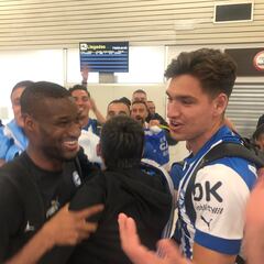 Más de 200 personas dan la bienvenida al equipo en Foronda