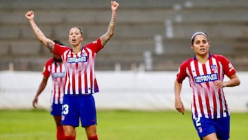 La lateral derecha mexicana, Robles, marcó su primera anotación de la presente temporada con el Atlético de Madrid en la victoria de este sábado contra Fundación Albacete.
