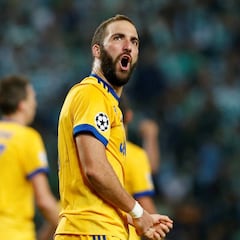 Higuaín salva un punto a la Juventus ante un buen Sporting