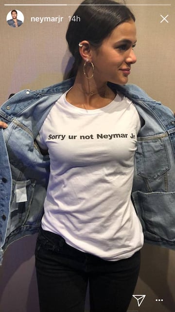 Bruna Marquezine con una camiseta que dicta un curioso mensaje sobre Neymar