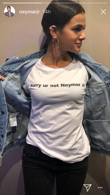 Bruna Marquezine con una camiseta que dicta un curioso mensaje sobre Neymar