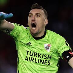 Armani se entrenó diferenciado con Argentina por molestias