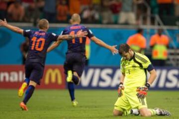 Holanda sorprendió al golear a España en el debut mundialista.