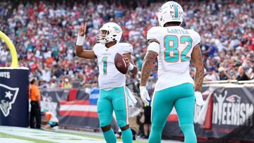 Los Dolphins resistieron los embates de los Patriots y gracias a los intercambios de bal&oacute;n provocados por la defensa, Miami sale de New England con el triunfo.