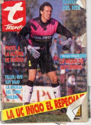 'Superman' es ídolo en la U por sus actuaciones en los 90s. También jugó por La Roja, y es recordado por taparle un penal a Chilavert. 