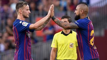 Rakitic, 3 semanas out: quieren a Vidal como su reemplazante