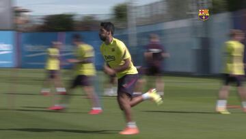 El Barcelona ultima sus entrenamientos antes de la vuelta