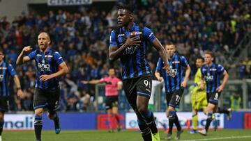 Duv&aacute;n Zapata, delantero de Atalanta