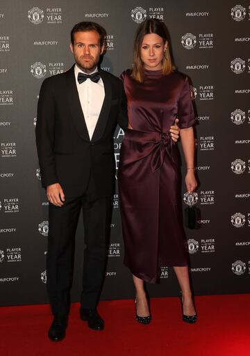 Juan Mata y su mujer. 