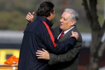 Arturo Salah visitó a la Roja en Pinto Durán