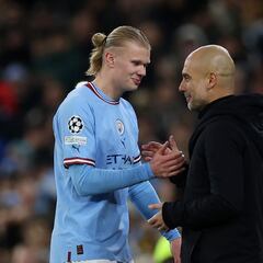 Which players have scored five goals in a Champions League game? Haaland, Messi...