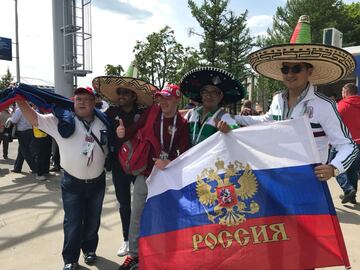 El color previo a la inauguración del Mundial de Rusia