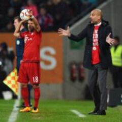 Guardiola: “No tuve la suerte de encontrarme con Pizzi”