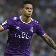 James, 9 meses sin ser titular en el Madrid 3 partidos seguidos
