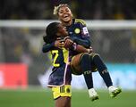 Watch: Colombia players celebrate World Cup win over Jamaica