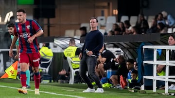 Jandro, en el choque ante la SD Huesca.