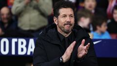 Soccer Football - LaLiga - Atletico Madrid v FC Barcelona - Metropolitano, Madrid, Spain - March 17, 2024 Atletico Madrid coach Diego Simeone REUTERS/Isabel Infantes