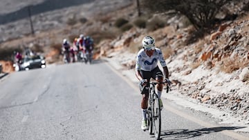 09/02/2026 – Tour of Oman 2026 – Stage 3 – Samail (Al Fayhaa Resthouse) > Misfat Al Abriyeen (Easter Mountain) (191,3 km) - Nairo QUINTANA (MOVISTAR TEAM)