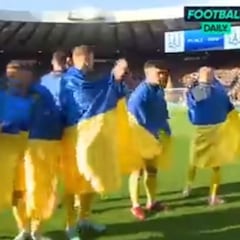 Primer partido de Ucrania desde la guerra: lo que pasó en el himno pone la piel de gallina