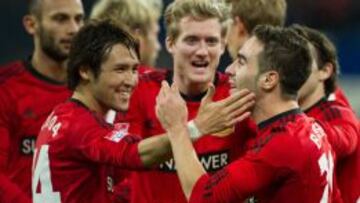 Carvajal marca el gol de la victoria del Bayer Leverkusen