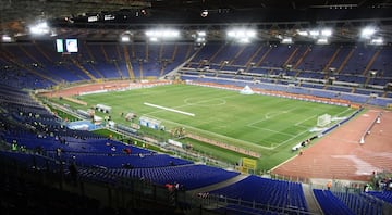 Estadio del AS Roma. Lo comparte con el otro equipo de la ciudad el SS Lazio