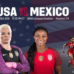 La Selección Femenil de Estados Unidos enfrentará a México el 8 de abril en Houston