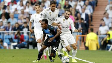 Carvajal, en la tarde ante el Brujas.