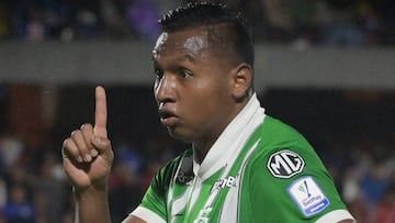 Alfredo Morelos, delantero de Atlético Nacional