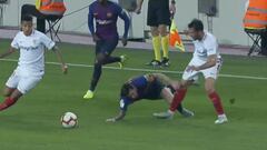 Messi, en una mala caída en la primera parte del encuentro, se lesionó el brazo derecho y tuvo que ser sustituido. 