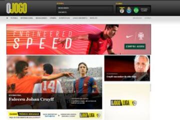 La prensa llora la muerte de Cruyff