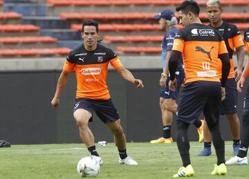 Deportivo Independiente Medellín se prepara en su sede para el compromiso ante Envigado en la undécima jornada de la Liga Águila I - 2019 en Medellín