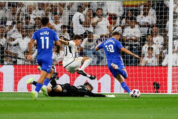 El gol de Borja Mayoral en el partido de la primera vuelta en el Bernabéu.
 