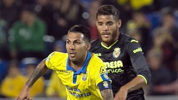 El Villarreal jugó con diez desde el 19'. En la primera mitad Las Palmas pudo golear. En la segunda, con más alternativas, hubo pocas ocasiones.