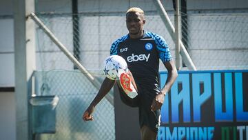 Napoli's forward Victor Osimhen