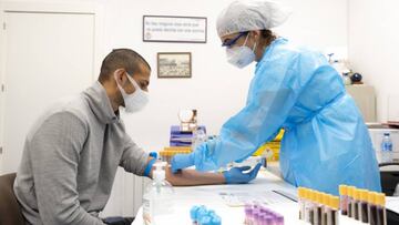 La plantilla del Real Valladolid se somete a los test de la COVID-19