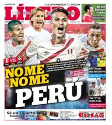 Portadas de la prensa mundial