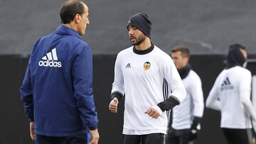 Zaza se entrena por primera vez con sus compañeros