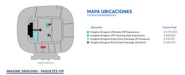 Esto incluye la entrada más cara que se ha visto en un concierto en Chile: $5.000.000 de pesos cada una