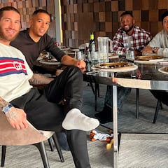 La foto de Ramos con Mbappé, Keylor, Kehrer y Wijnaldum que dará que hablar