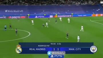 Tiene a medio Twitter alucinando: esto del Bernabéu con 1-1 cuando anuncian el descuento