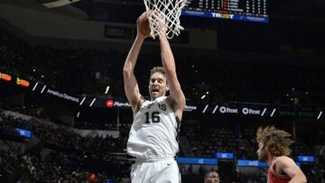 Pau Gasol no anotaba tantos puntos (21) desde marzo de 2017.