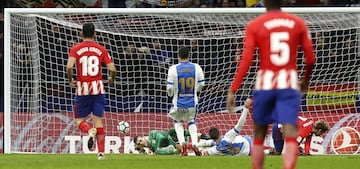 1-0. Griezmann  marcó el primer gol.