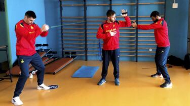 11/01/21 BALONMANO SELECCION ESPAÑOLA ESPAÑA ENTRENAMIENTO EN GUADALAJARA